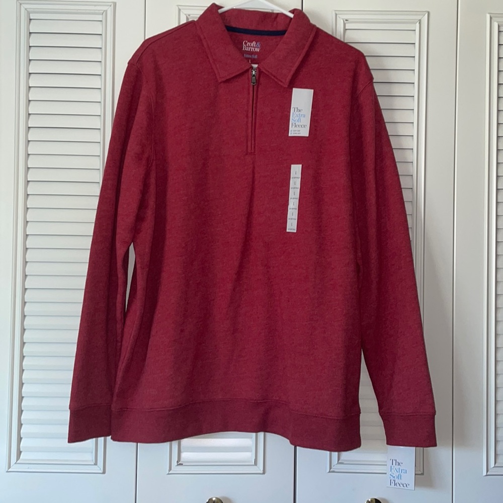 Croft & Barrow Men’s Quarter Zip Sweatshirt